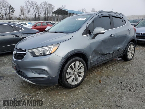 2019 Buick Encore Preferred with VIN KL4CJASBXKB839685, listed as a Copart auction lot 45114785 with 114,691 mi miles and Salvage Title. Bid and sale history available at carsss.com. Image 1.