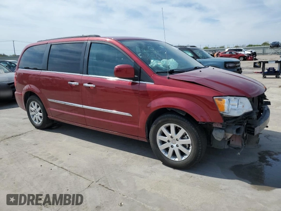 2015 Chrysler Town & Country Touring with VIN 2C4RC1BG3FR752854, listed as a Copart auction lot 50711315 with 156,156 mi miles and Salvage Title. Bid and sale history available at carsss.com. Image 4.