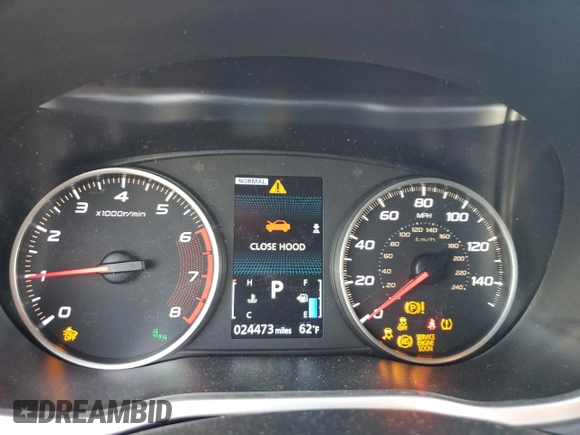 2024 Mitsubishi Eclipse Cross SE with VIN JA4ATWAA2RZ001577, listed as a Copart auction lot 55616425 with 24,473 mi miles and Salvage title. Bid and sale history available at DreamBid. Image 9.