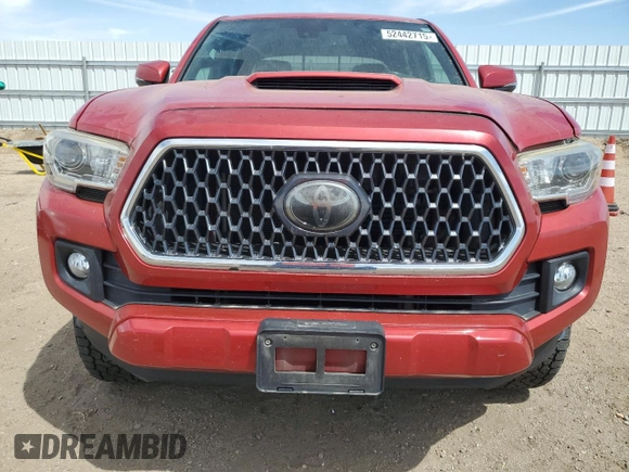 2018 Toyota Tacoma SR with VIN 5TFCZ5AN8JX134841, listed as a Copart auction lot 52442715 with 159,858 mi miles and Salvage Title. Bid and sale history available at carsss.com. Image 5.