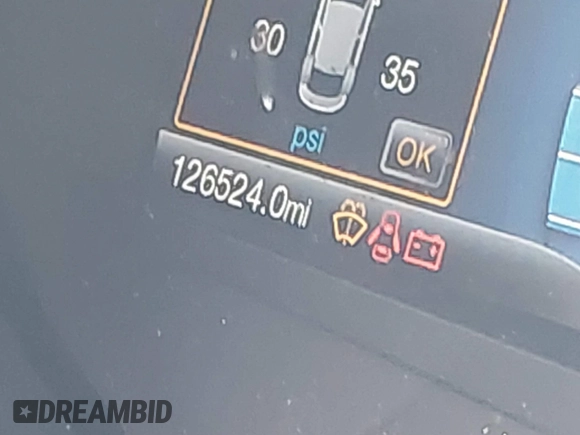 2017 Ford Edge Titanium with VIN 2FMPK4K92HBB82477, listed as a IAAI auction lot 41694124 with 126,524 mi miles. Bid and sale history available at carsss.com. Image 7.