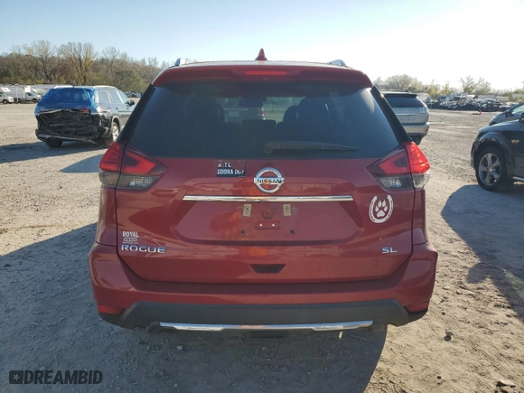 2017 Nissan Rogue SL with VIN 5N1AT2MT3HC830800, listed as a Copart auction lot 79901314 with 82,113 mi miles and Salvage Title. Bid and sale history available at carsss.com. Image 6.