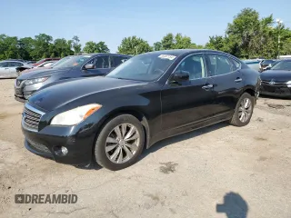 2013 Infiniti M37 with VIN JN1BY1AR7DM602061, listed as a Copart auction lot 59497154 with 124,179 mi miles and Non Repairable. Bid and sale history available at carsss.com. Image 1.