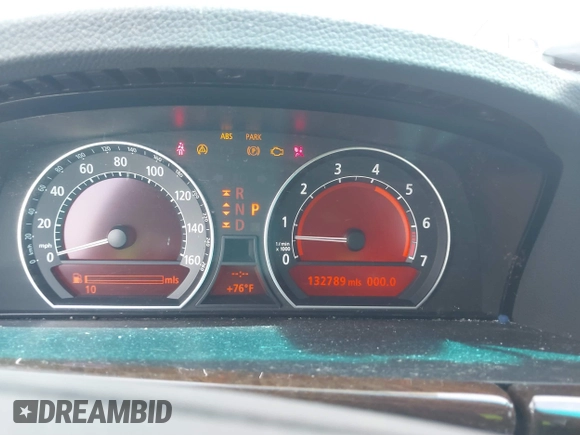 2005 BMW 7 Series with VIN WBAGL63515DP74478, listed as a IAAI auction lot 41801754 with 132,789 mi miles and . Bid and sale history available at DreamBid. Image 7.