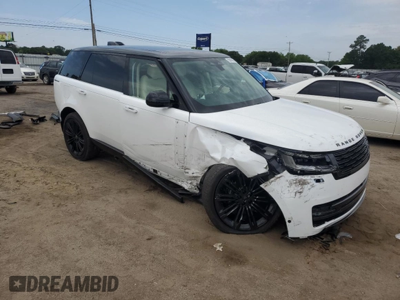 2024 Land Rover Range Rover SE with VIN SALKPBFU4RA209767, listed as a Copart auction lot 55828995 with 15,212 mi miles and Salvage title. Bid and sale history available at DreamBid. Image 4.