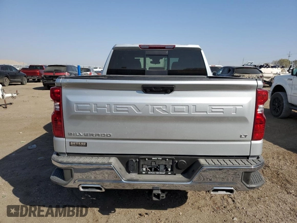 2022 Chevrolet Silverado 1500 LT with VIN 1GCUDDET6NZ537975, listed as a Copart auction lot 74848124 with Not Provided miles and Salvage Title. Bid and sale history available at DreamBid. Image 6.
