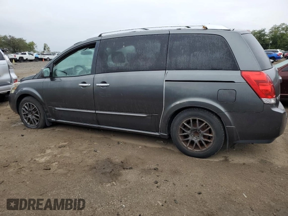 2007 Nissan Quest S with VIN 5N1BV28U27N137298, listed as a Copart auction lot 71587304 with 96,990 mi miles and Salvage Title. Bid and sale history available at carsss.com. Image 2.