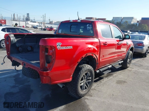 2022 Ford Ranger XL with VIN 1FTER4FHXNLD02305, listed as a IAAI auction lot 41820174 with 52,418 mi miles. Bid and sale history available at carsss.com. Image 4.