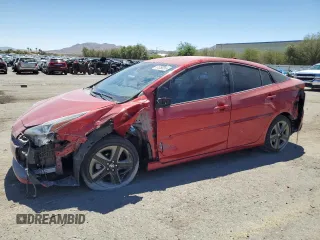 2019 Toyota Prius L Eco with VIN JTDKARFU6K3081088, listed as a Copart auction lot 61359265 with 34,814 mi miles and Salvage title. Bid and sale history available at DreamBid. Image 1.