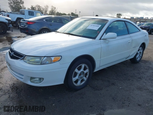 1999 Toyota Solara SE with VIN 2T1CF22P4XC169312, listed as a IAAI auction lot 41581888 with 99,791 mi miles and . Bid and sale history available at carsss.com. Image 2.