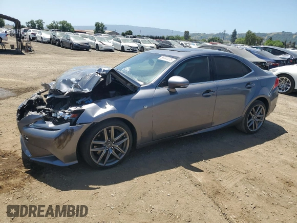 2014 Lexus IS 350 with VIN JTHBE1D23E5011935, listed as a Copart auction lot 56041275 with 54,897 mi miles and Salvage title. Bid and sale history available at DreamBid. Image 1.