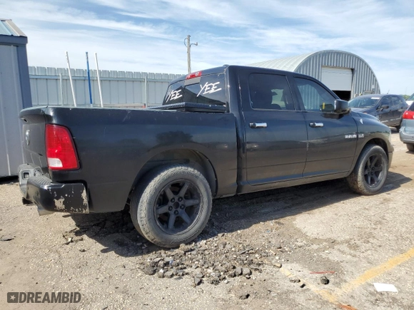 2009 Dodge Ram 1500 Laramie with VIN 1D3HB13T09S740911, listed as a Copart auction lot 58340294 with 154,540 mi miles and Salvage Title. Bid and sale history available at carsss.com. Image 3.