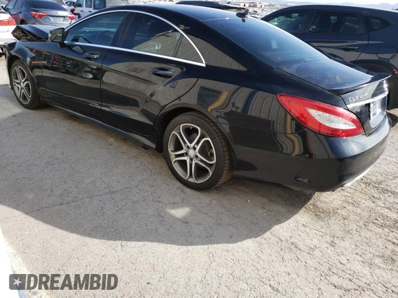 2015 Mercedes-Benz CLS-Class CLS 400 with VIN WDDLJ6FB3FA133981, listed as a Copart auction lot 45456704 with 93,020 mi miles. Bid and sale history available at carsss.com. Image 2.