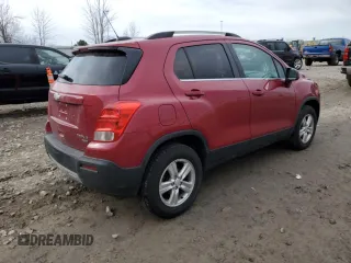 2015 Chevrolet Trax LT with VIN KL7CJRSB4FB111870, listed as a Copart auction lot 48859165 with 133,840 mi miles and Clean Title. Bid and sale history available at carsss.com. Image 3.