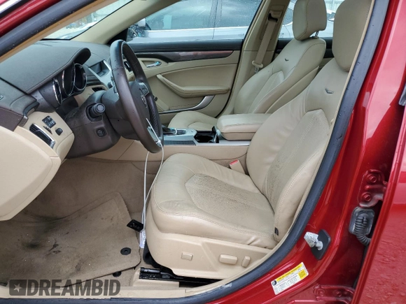 2009 Cadillac CTS AWD w/1SA with VIN 1G6DG577990129125, listed as a Copart auction lot 74053194 with 0 mi miles and Salvage Title. Bid and sale history available at carsss.com. Image 7.