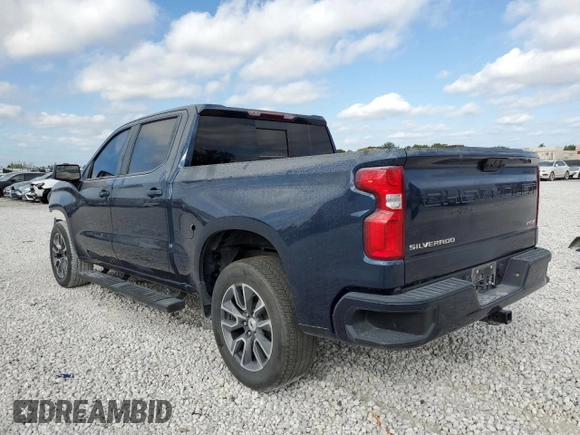 2022 Chevrolet Silverado 1500 RST with VIN 3GCPADED5NG577351, listed as a Copart auction lot 88489025 with 18,612 mi miles and Salvage Title. Bid and sale history available at DreamBid. Image 2.