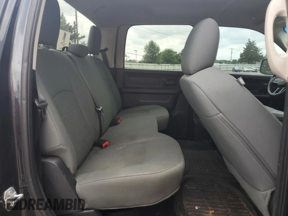2015 Ram 1500 Express with VIN 3C6RR6KT4FG689818, listed as a Copart auction lot 60698605 with 159,887 mi miles and Salvage title. Bid and sale history available at DreamBid. Image 10.