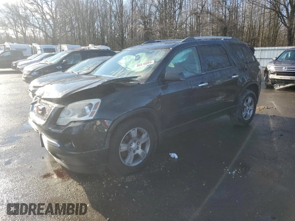 2011 GMC Acadia SL with VIN 1GKKRNEDXBJ211179, listed as a Copart auction lot 86510094 with 173,158 mi miles and Salvage Title. Bid and sale history available at carsss.com. Image 1.