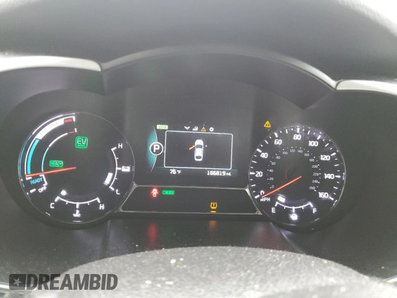2014 Kia Optima Hybrid LX with VIN KNAGM4ADXE5067207, listed as a Copart auction lot 70376694 with 166,819 mi miles and Salvage Title. Bid and sale history available at carsss.com. Image 9.