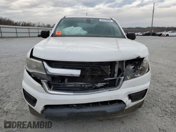 2015 Chevrolet Colorado 2WD WT with VIN 1GCGSAE37F1204010, listed as a Copart auction lot 43378205 with 202,540 mi miles and Salvage title. Bid and sale history available at DreamBid. Image 5.