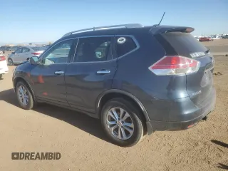 2015 Nissan Rogue SV with VIN KNMAT2MV7FP576231, listed as a Copart auction lot 53029605 with 170,603 mi miles and Salvage Title. Bid and sale history available at carsss.com. Image 2.