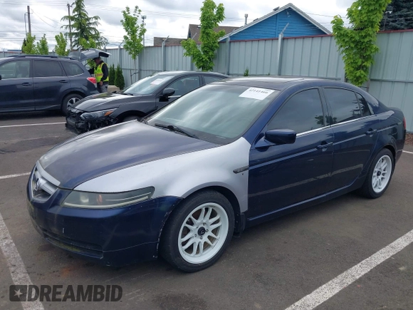 2004 Acura TL with VIN 19UUA66264A027098, listed as a IAAI auction lot 42141466 with 229,406 mi miles. Bid and sale history available at carsss.com. Image 2.