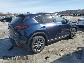 2021 Mazda CX-5 Signature with VIN JM3KFBEY0M0410019, listed as a Copart auction lot 89194805 with 41,489 mi miles and Salvage Title. Bid and sale history available at carsss.com. Image 3.
