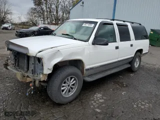 1996 Chevrolet Suburban with VIN 1GNFK16R5TJ381317, listed as a Copart auction lot 50214885 with 2,534,495 mi miles and Salvage Title. Bid and sale history available at carsss.com. Image 1.