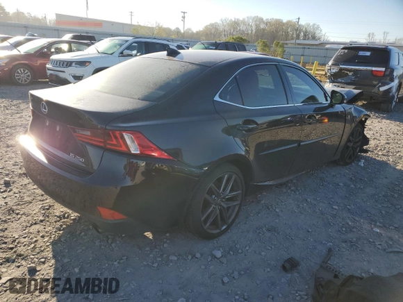 2014 Lexus IS 250 with VIN JTHBF1D20E5033565, listed as a Copart auction lot 48971935 with Not Provided miles and Salvage Title. Bid and sale history available at DreamBid. Image 3.