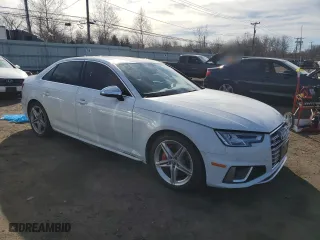 2019 Audi S4 Premium Plus with VIN WAUB4AF44KA114767, listed as a Copart auction lot 48105045 with 81,730 mi miles and Salvage Title. Bid and sale history available at carsss.com. Image 4.
