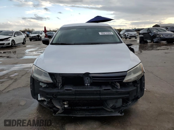 2014 Volkswagen Jetta Sedan S with VIN 3VW2K7AJ0EM311044, listed as a Copart auction lot 85212324 with 128,521 mi miles and Salvage Title. Bid and sale history available at carsss.com. Image 5.