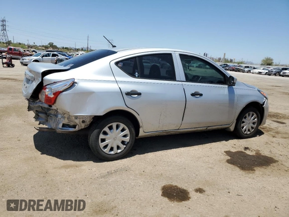 2016 Nissan Versa S with VIN 3N1CN7AP8GL899211, listed as a Copart auction lot 62689825 with 86,688 mi miles and Salvage title. Bid and sale history available at DreamBid. Image 3.