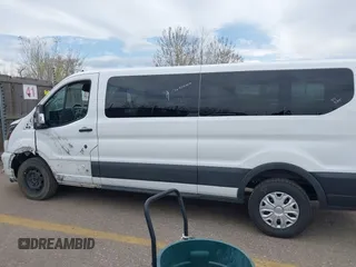 2023 Ford Transit Passenger XL with VIN 1FBAX2YG3PKA63237, listed as a IAAI auction lot 41996063 with 58,429 mi miles and . Bid and sale history available at DreamBid. Image 14.