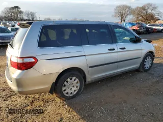 2006 Honda Odyssey LX with VIN 5FNRL38216B018605, listed as a Copart auction lot 43457695 with 258,118 mi miles and Salvage Title. Bid and sale history available at carsss.com. Image 3.