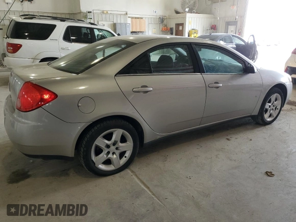 2008 Pontiac G6 with VIN 1G2ZG57B984277889, listed as a Copart auction lot 53244385 with 164,606 mi miles and Salvage Title. Bid and sale history available at carsss.com. Image 3.