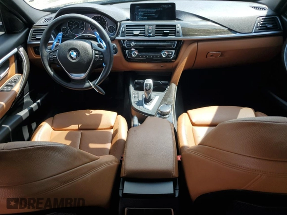 2017 BMW 3 Series 330i with VIN WBA8B9G31HNU53279, listed as a Copart auction lot 54943075 with 121,339 mi miles and Salvage Title. Bid and sale history available at carsss.com. Image 8.
