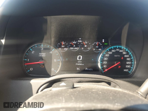 2018 GMC Yukon Denali with VIN 1GKS2CKJ7JR144608, listed as a Copart auction lot 52382995 with 71,956 mi miles and Salvage Title. Bid and sale history available at carsss.com. Image 9.