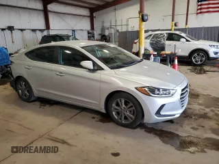 2018 Hyundai Elantra SEL with VIN 5NPD84LF8JH249832, listed as a Copart auction lot 53892665 with 38,809 mi miles and Salvage Title. Bid and sale history available at DreamBid. Image 4.