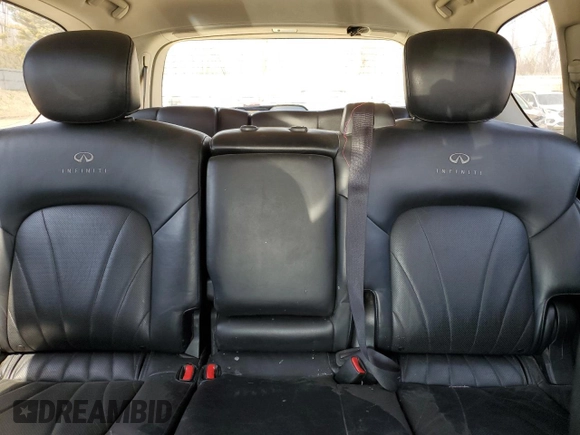 2012 Infiniti QX56 8-passenger with VIN JN8AZ2NC6C9317021, listed as a Copart auction lot 53662655 with 182,437 mi miles and Clean Title. Bid and sale history available at carsss.com. Image 10.