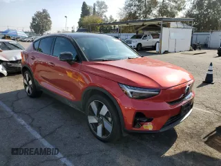 2022 Volvo C40 Recharge Pure Electric Ultimate with VIN YV4ED3GB1N2005803, listed as a Copart auction lot 83553344 with 24,962 mi miles and Salvage Title. Bid and sale history available at carsss.com. Image 4.