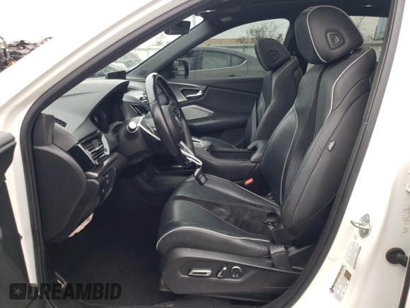 2020 Acura RDX w/A-Spec Pkg with VIN 5J8TC2H68LL037147, listed as a Copart auction lot 81382204 with 52,702 mi miles and Salvage title. Bid and sale history available at DreamBid. Image 7.