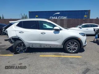 2023 Buick Encore GX Essence with VIN KL4MMFSL8PB028234, listed as a IAAI auction lot 42304513 with 14,538 mi miles and . Bid and sale history available at DreamBid. Image 13.