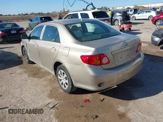 2009 Toyota Corolla with VIN 2T1BU40E59C163293, listed as a IAAI auction lot 41824986 with 123,954 mi miles. Bid and sale history available at carsss.com. Image 3.