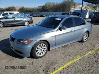 2007 BMW 3 Series 328i with VIN WBAVA37577NE27484, listed as a Copart auction lot 50537515 with 158,751 mi miles and Salvage title. Bid and sale history available at DreamBid. Image 1.