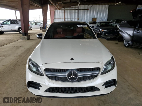 2020 Mercedes-Benz C 43 AMG with VIN 55SWF6EB6LU332227, listed as a Copart auction lot 46474325 with 93,148 mi miles and Salvage Title. Bid and sale history available at carsss.com. Image 5.