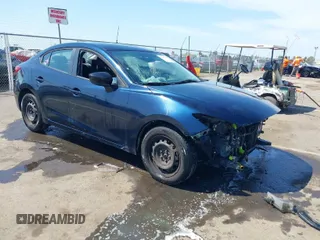 2014 Mazda 3 i SV with VIN JM1BM1T74E1117576, listed as a IAAI auction lot 42062701 with 107,528 mi miles and . Bid and sale history available at DreamBid. Image 1.