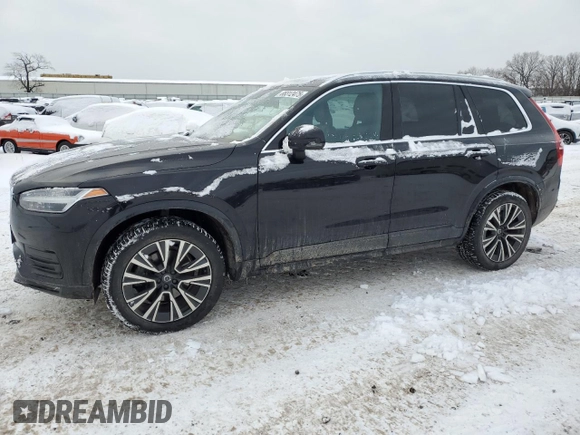 2020 Volvo XC90 Momentum with VIN YV4102PK7L1609198, listed as a Copart auction lot 88312475 with 74,743 mi miles and Salvage Title. Bid and sale history available at carsss.com. Image 1.