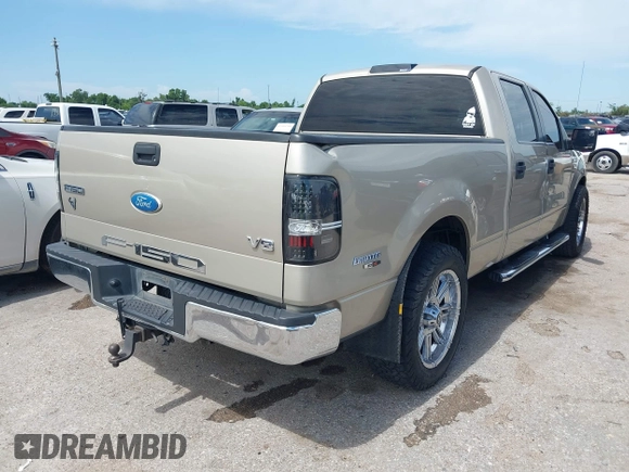 2008 Ford F-150 XLT with VIN 1FTPW12VX8FA91900, listed as a IAAI auction lot 42455455 with 329,039 mi miles and . Bid and sale history available at DreamBid. Image 4.