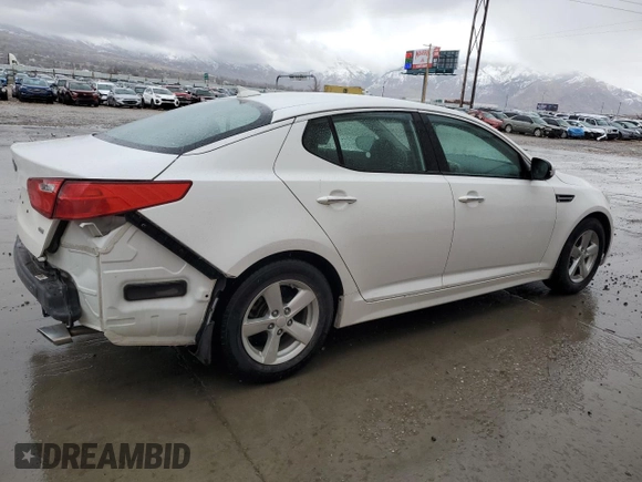 2015 Kia Optima LX with VIN KNAGM4A75F5660033, listed as a Copart auction lot 48120595 with 84,485 mi miles and Salvage Title. Bid and sale history available at carsss.com. Image 3.