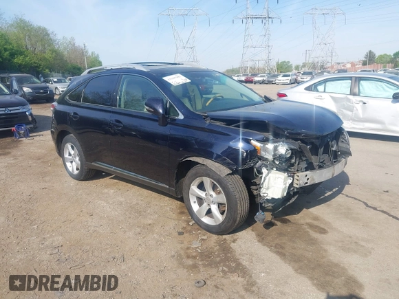 2010 Lexus RX 350 with VIN 2T2BK1BA8AC071061, listed as a IAAI auction lot 42107987 with 120,029 mi miles and . Bid and sale history available at DreamBid. Image 1.